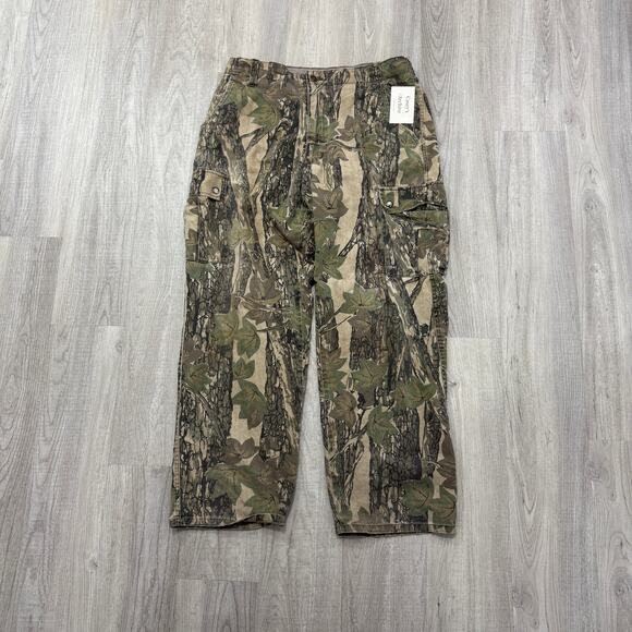 Vintage Winchester Camo Pants Men's 34x30 Measured Camouflage Cargo Hunting 90s - Picture 1 of 10